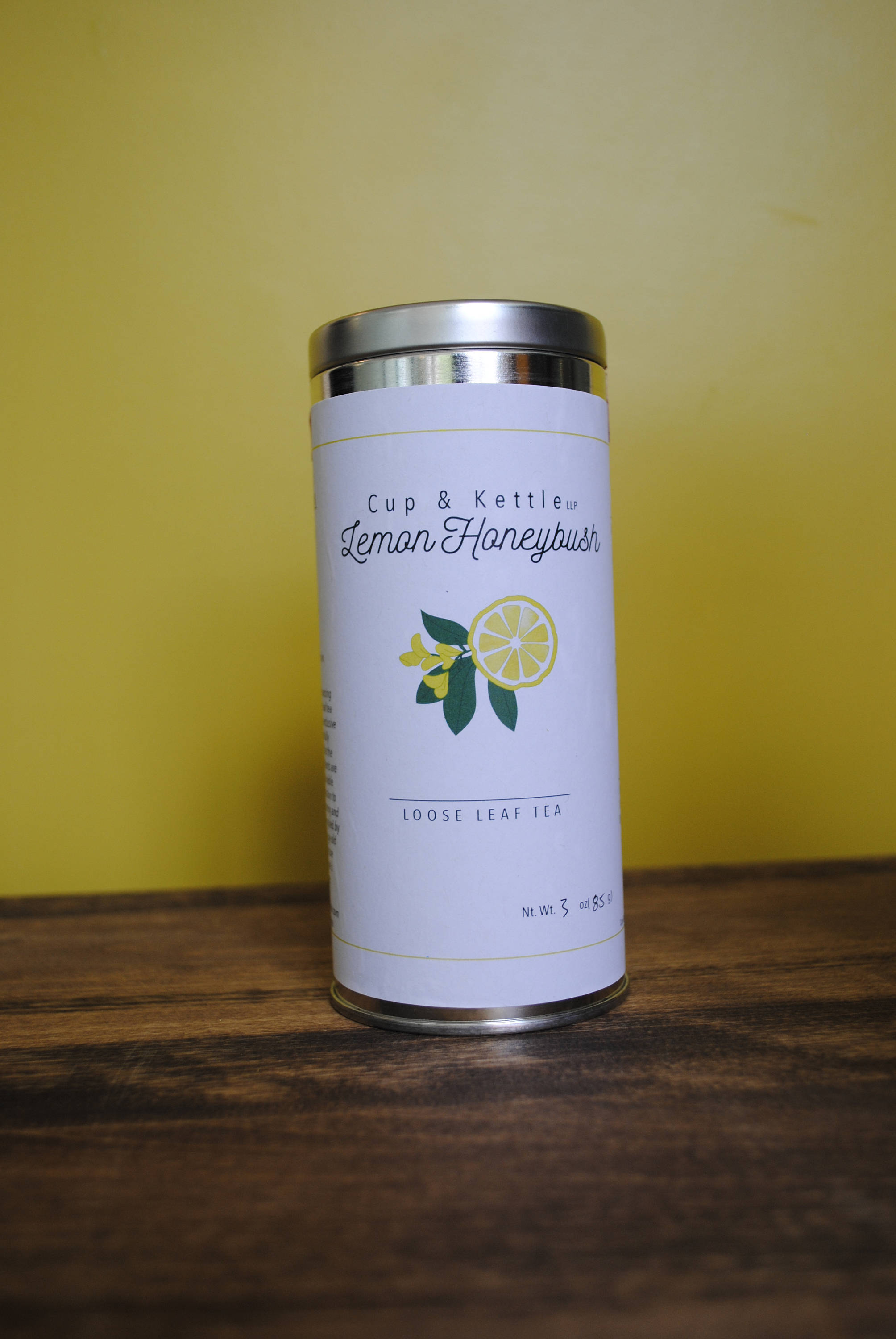 Lemon Honeybush Tea 3 oz Tin